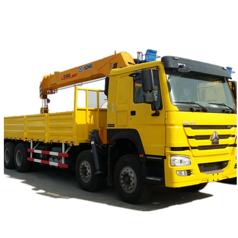 SINOTRUK HOWO 8X4 371HP 14T стрела грузовик с SQ14SK4Q монтируемый кран Модель ZZ1317N4667W
