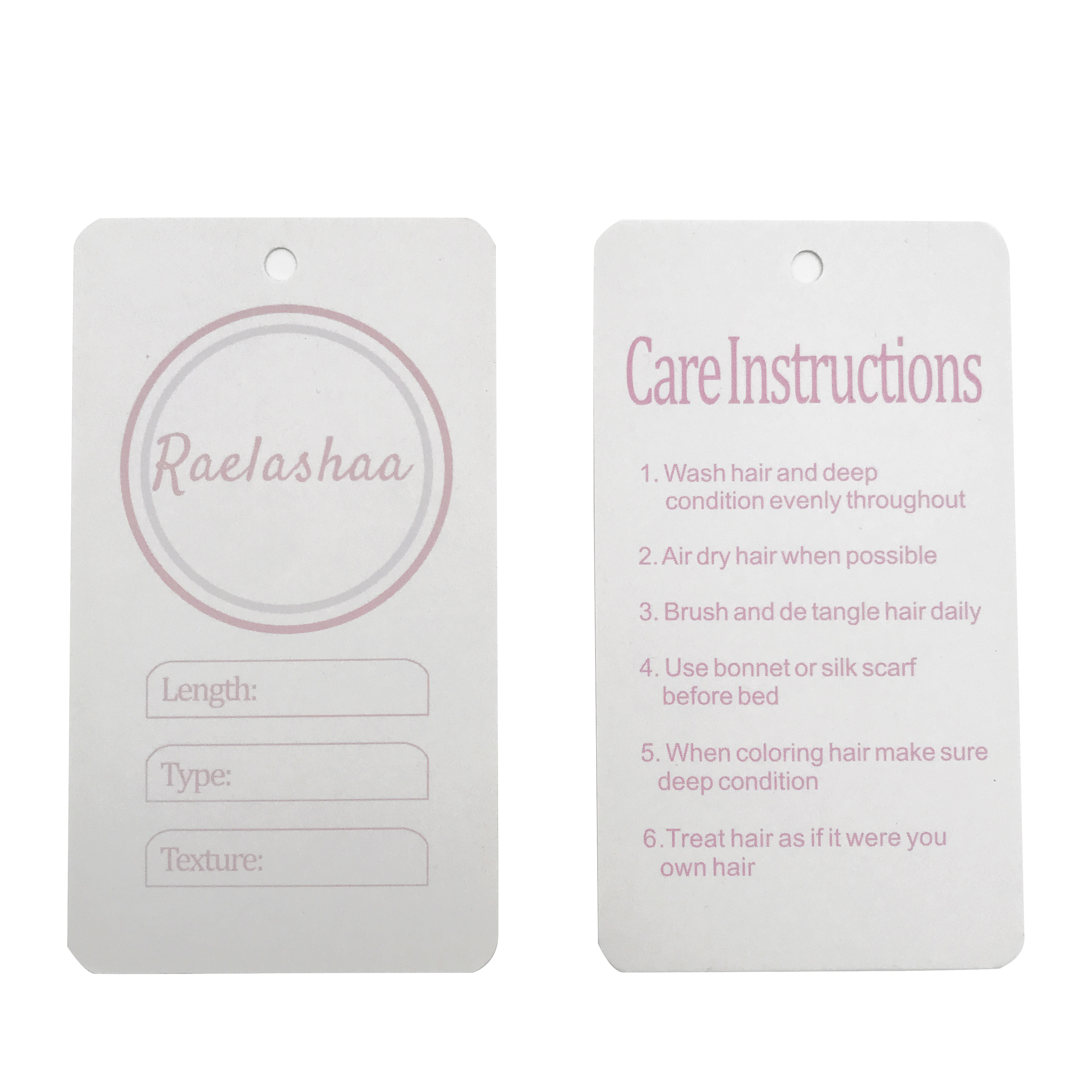 wholeale vendor hair shampoo and conditioner private label price string hang tag custom logo label hair tags