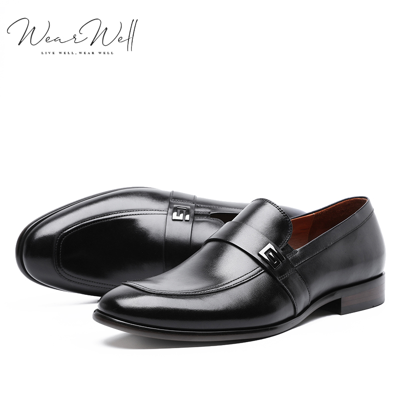 Wearwell Comfortable Custom Business Office Men's leather shoes