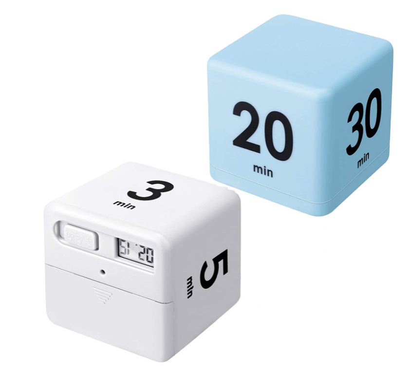 small personal kid interval visual friendly dial digital workout exercise cube timer for exercise