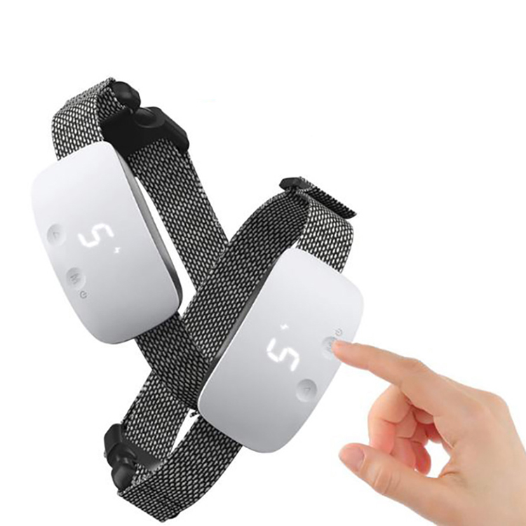 Rechargeable and no harm waterproof dog training collar shock electric bark stopper