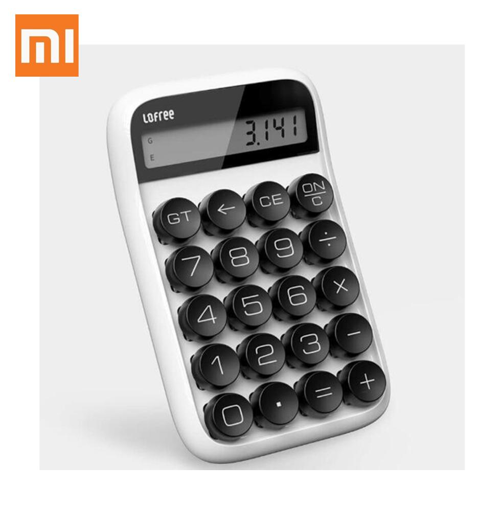 Xiaomi Youpin Lofree калькулятор в винтажном стиле разжимаются съемный ключ интеллигентая (ый) Отключение студенческим пакетом Office расчет
