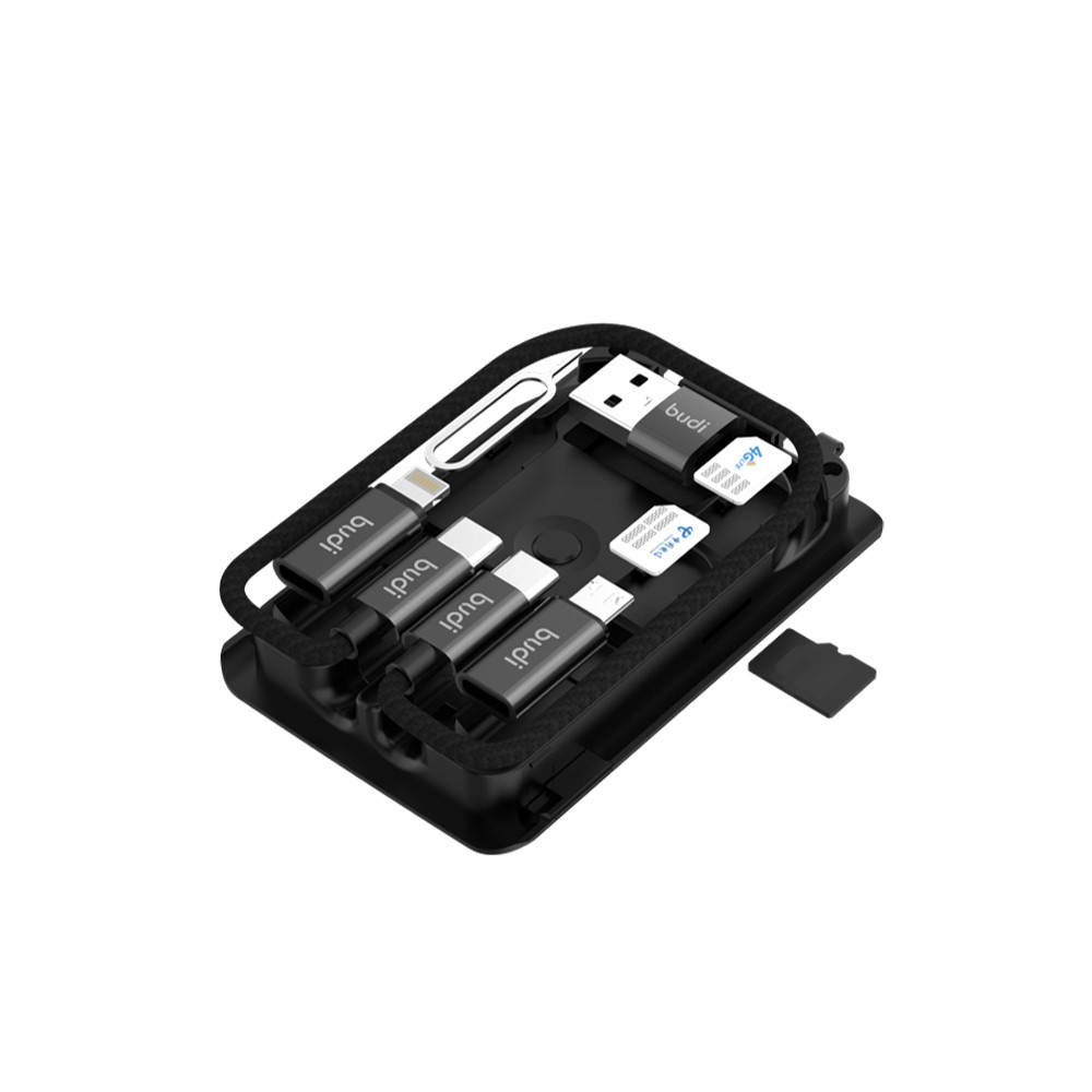Высококачественный адаптер micro-usb type c от budi, устройство для чтения TF-карт с беспроводным зарядным устройством для всех смартфонов от производителя