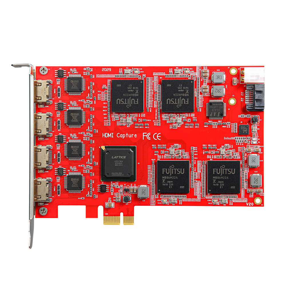 TBS6304SE 4 HDMI 1,4 захват входа H.264 HD кодирование видео PCIe карта поддерживает до 1920x1080 60fps разрешение