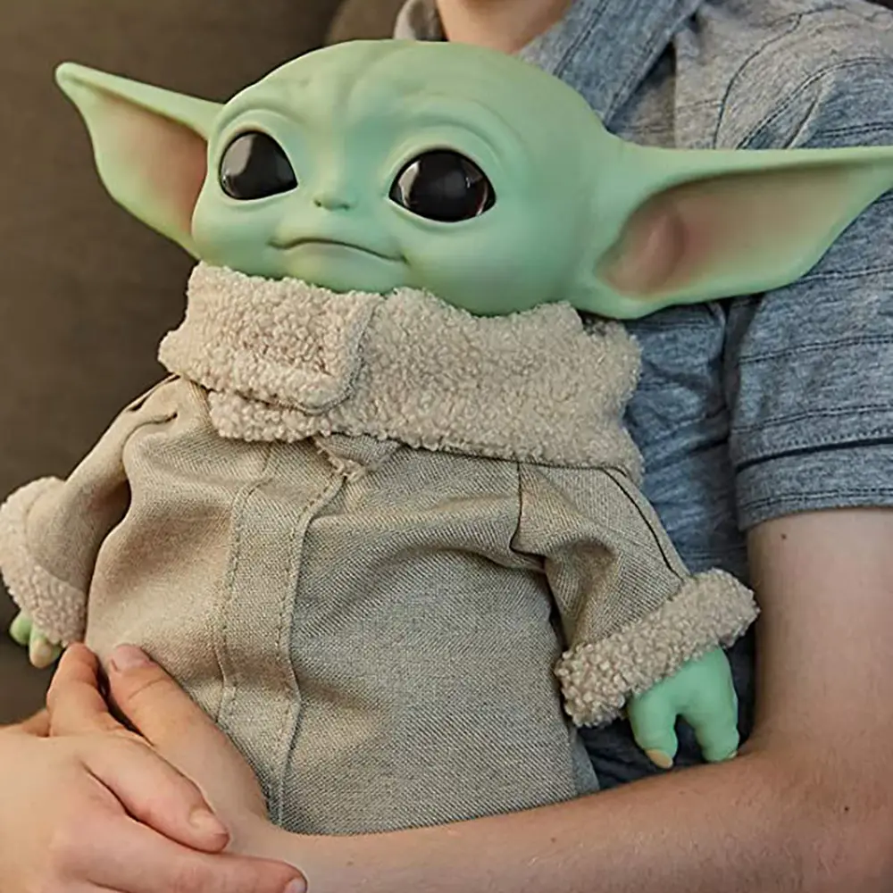 28cm Baby Yoda Electric Plush Toy Baby Yoda Electric Plush Doll For Children Gifts