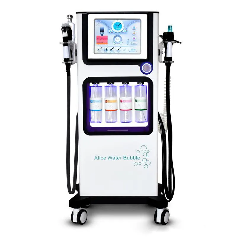 Professional 7 In 1 Infusion Oxygen hydradermabrasion Facial Alice  Bubble Super Spa Beauty Machine