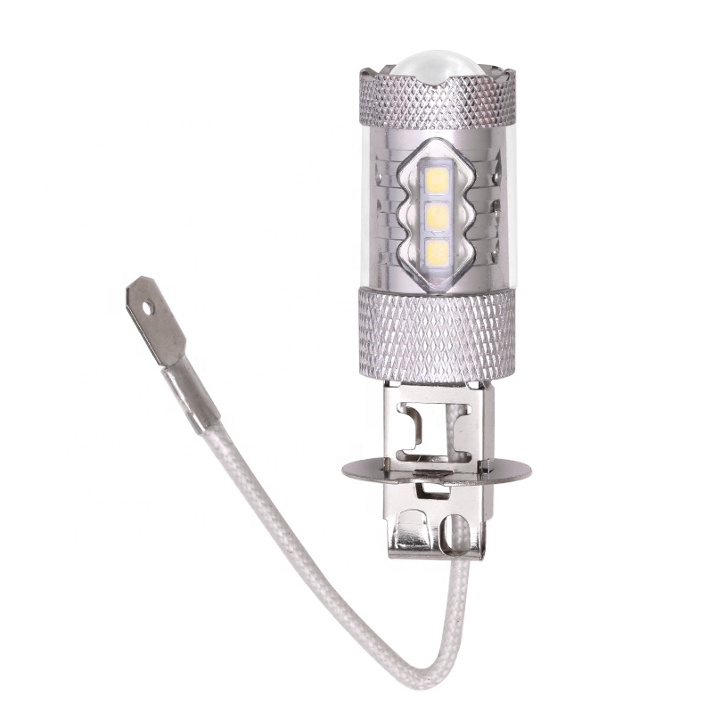 Автомобильный кронштейн для автомобильной фары H3 2828 16SMD 80W 6000K супер яркие светодиодные фары, противотуманные фары DRL Вождения LED лампа
