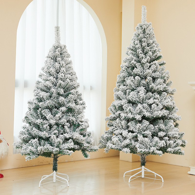 China Manufacturer Wholesale White Powder Snowing Decorative Christmas Tree