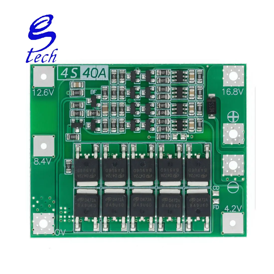 4S 40A Li-ion 16-18V Lithium 18650 Battery Charger Protection Board PCB BMS For 40A Current Drill Motor Lipo Cell Module Enhance
