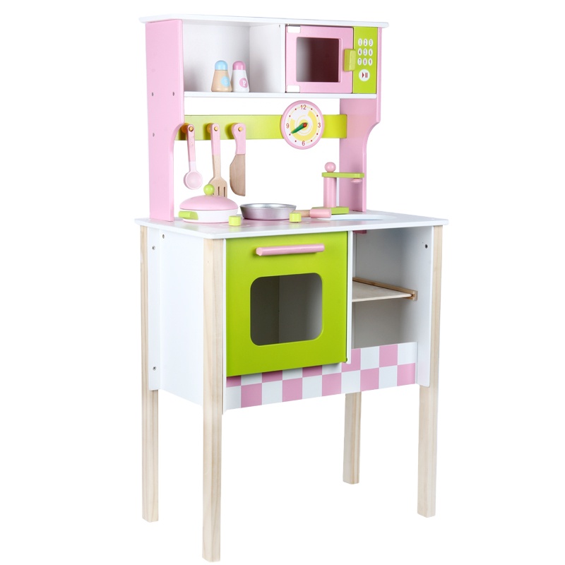 Hot Sale Role Play Toy Education Wooden Kitchen Toy Set for Kids