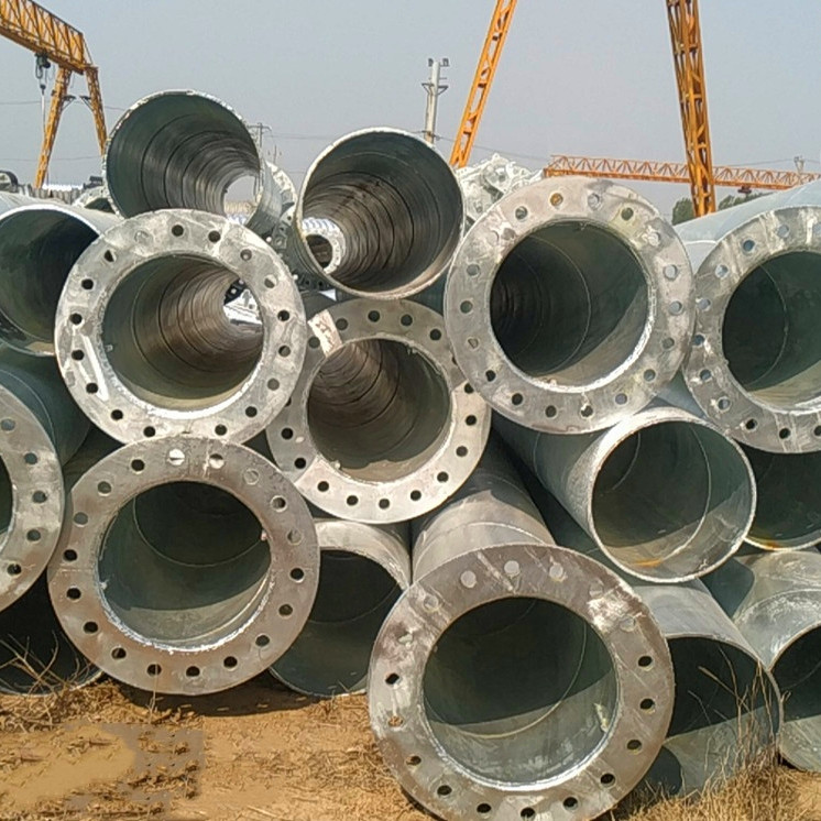 Self Supporting Triangle 3 Legged Hot Dip Galvanized Electric Telecommunication Tubular Tower