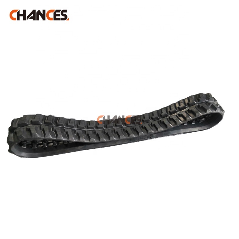 Factory Direct Sales 200mm Width Mini Skid Steer Loader Replacement Parts Construction Machinery Spare Rubber Tracks for Mini
