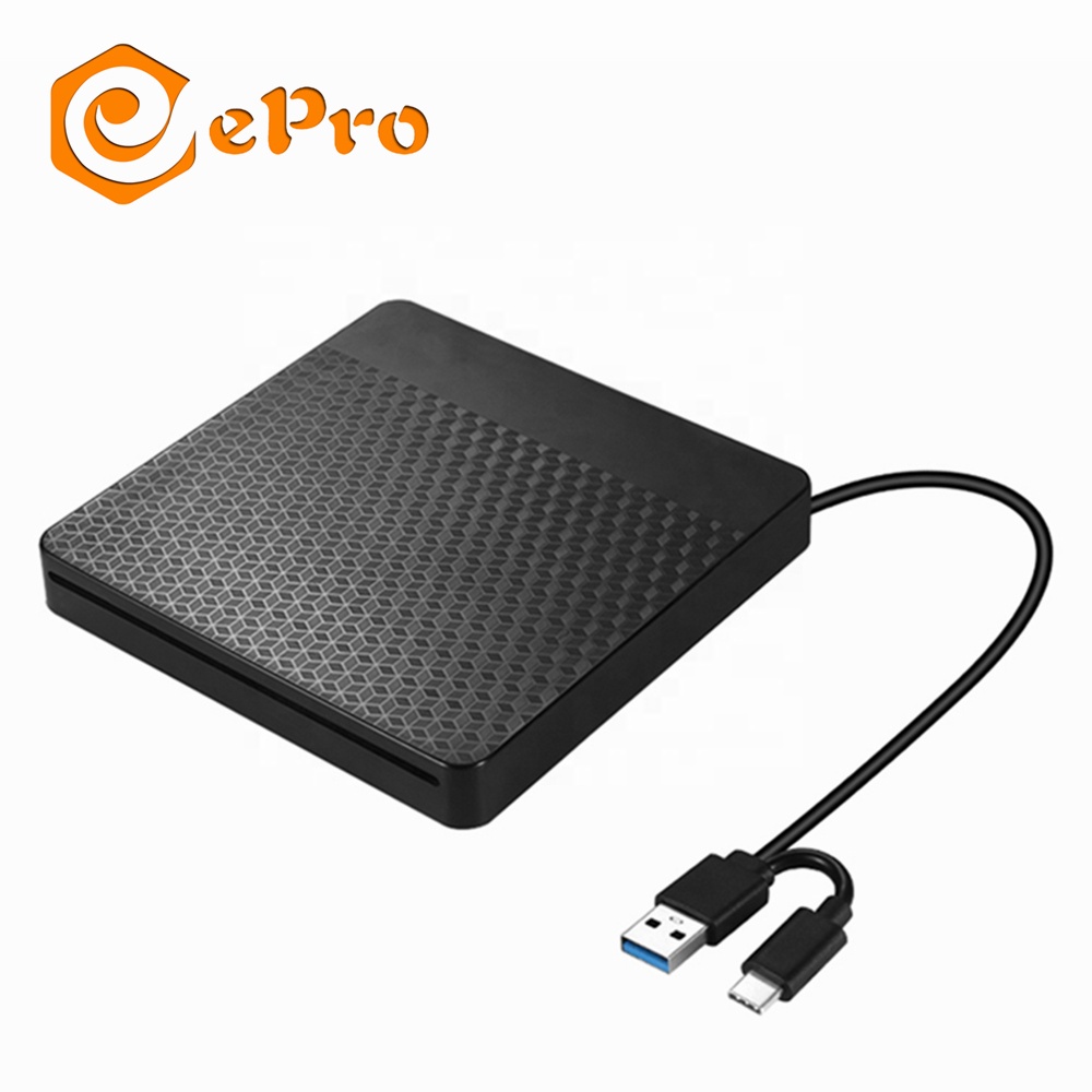 EDD22 USB3.0 + USB-C внешний Дисковод DVD Type-C DVD RW CD писатель горелка читатель плеер Бесплатный накопитель для ноутбука Macbook MiniPC компьютер