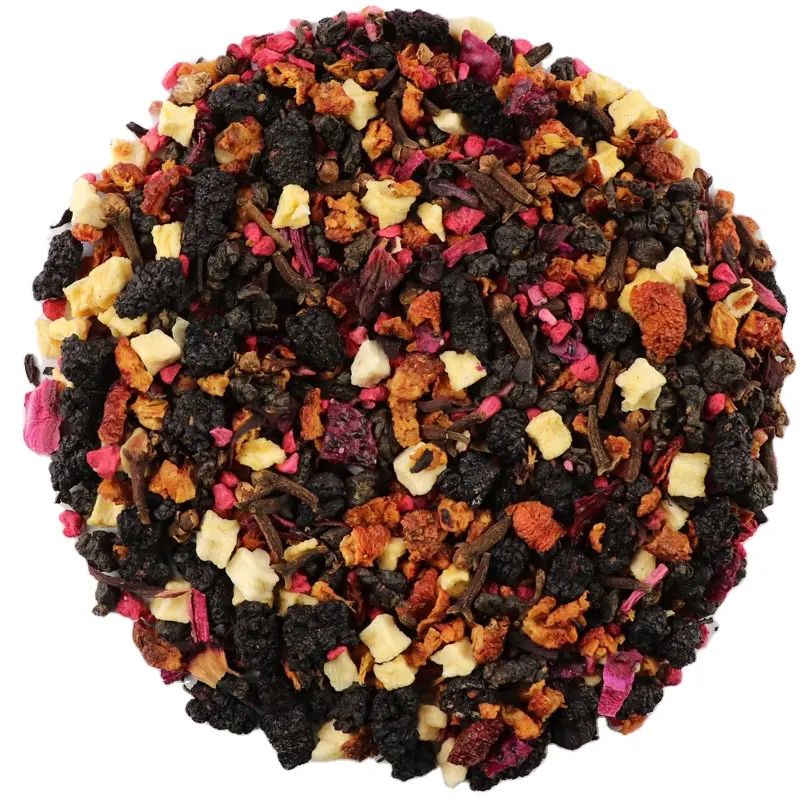 Hot sale Chinese dried fruit tea Syringa  Cranberry  dragon fruit  roselle  mulberry for both cold drink and hot drink