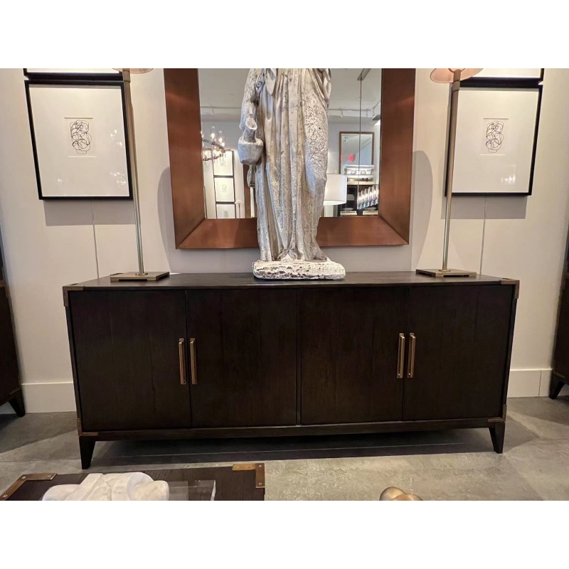 Wholesale Bedroom Furniture Chest of Drawers Storage Drawer Corner Cabinet Black Dresser Set for Living Room