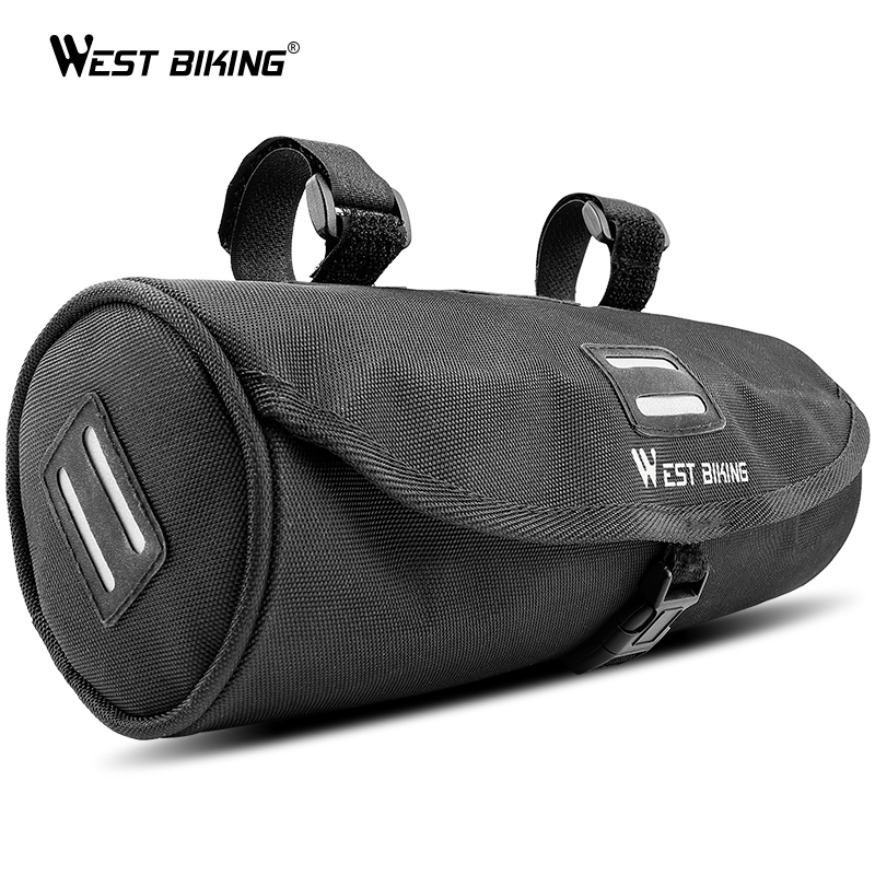 WEST BIKING 1.5L большая открытая велосипедная портативная велосипедная Рама сумка удобная Водонепроницаемая Дорожная сумка на руль для велосипеда