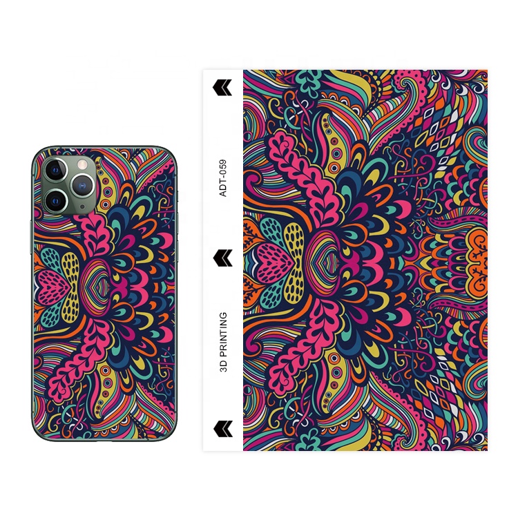 Southeast Asian Style Anti-scratch Back Cover Sticker Camera Mobile Phone Skin Wrap Film for Cutter Machine