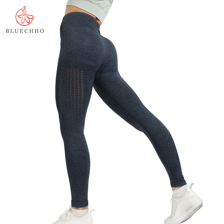 Free Sample Womens Leggings Seamless Butt Lift Sport High Waist Slim Fit Yoga Pants