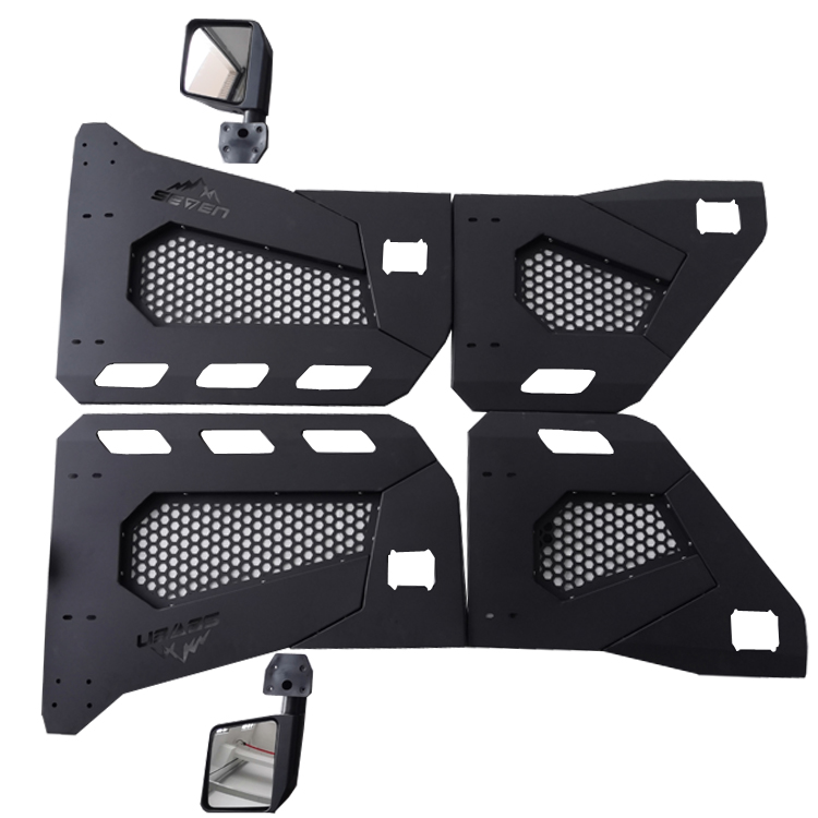 Стальные двери с зеркалом Spedking для jeep JK/JL 2/4