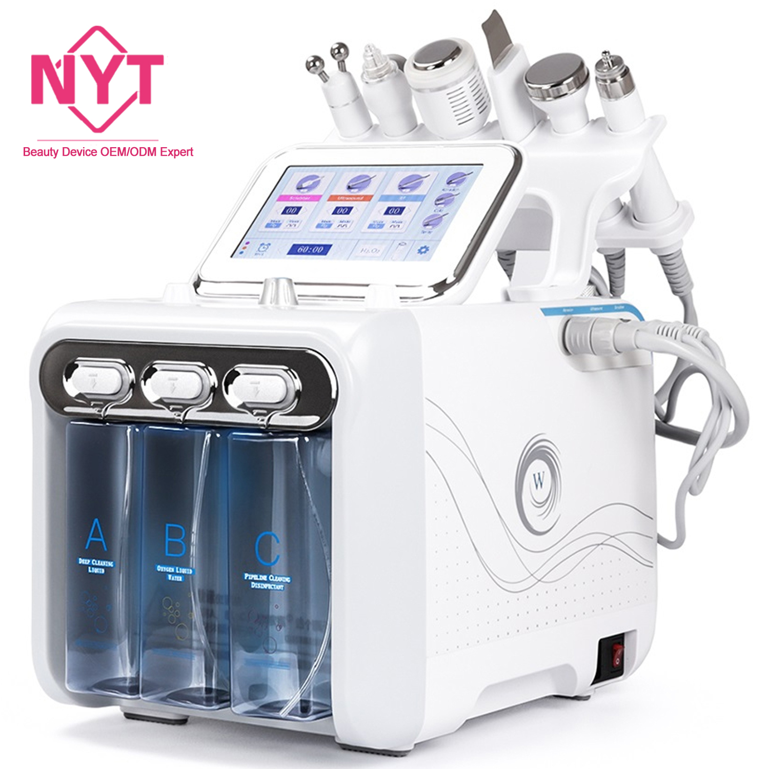 6 в 1 2020 спа-очиститель воды Aqua Peel Korea Best Solution омоложение кожи кислород для лица Алмазная Гидра Дермабразия