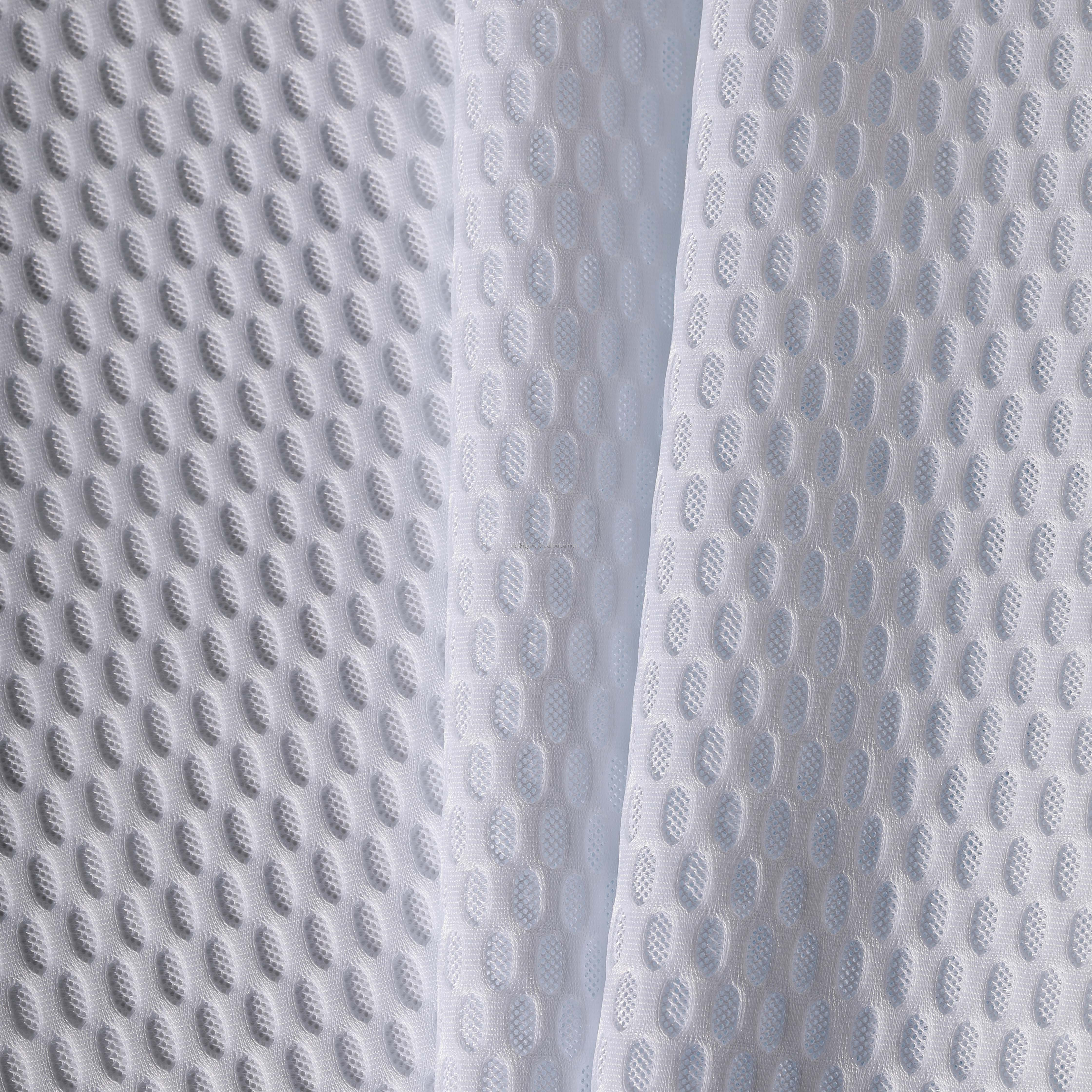 Oeko-Tex Certificated 100% Polyester 3d spacer air mesh fabric for home textile production sandwich honeycomb bonded fabric