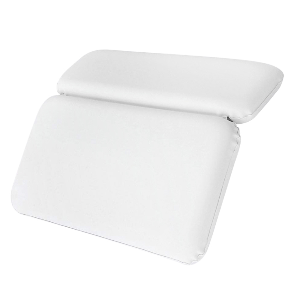 Comfort Slip Resistant Large Thick Soft Waterproof Relaxing Spa Bath Pillow Support Head and Neck in Tub 2 Panel