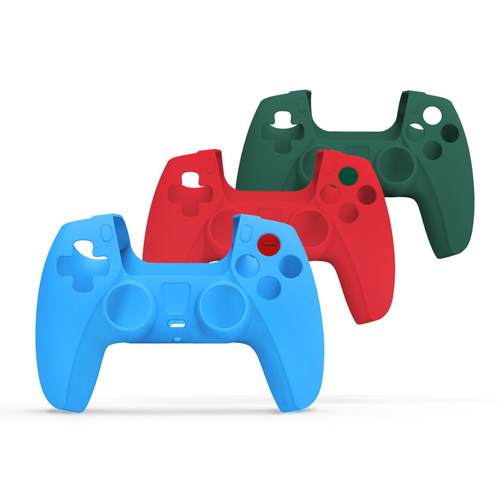 Новый пищевой силиконовый чехол, защитный мягкий кожаный чехол для PS5, силиконовый водонепроницаемый чехол