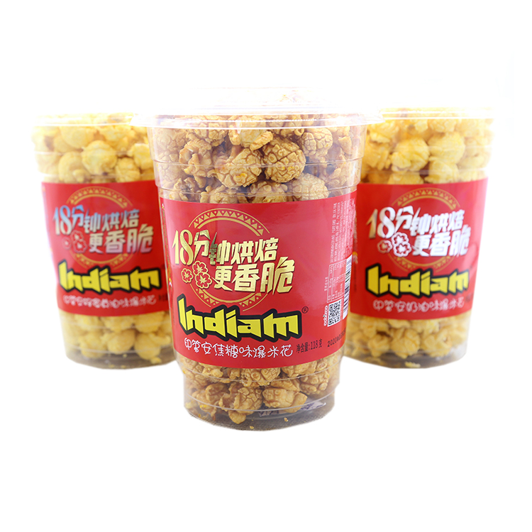 Sweet Chinese Snacks Food Baked Popcorn Snack Caramel Popcorn