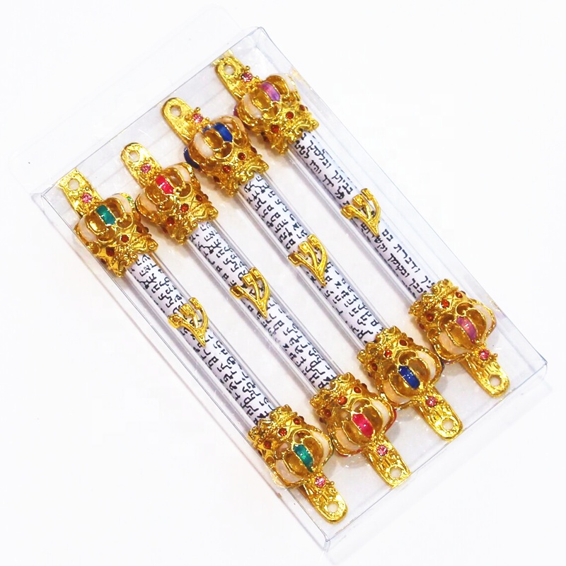 Декоративный талисман для дома Mezuzah с молитвой из jerusма, некошерный свиток