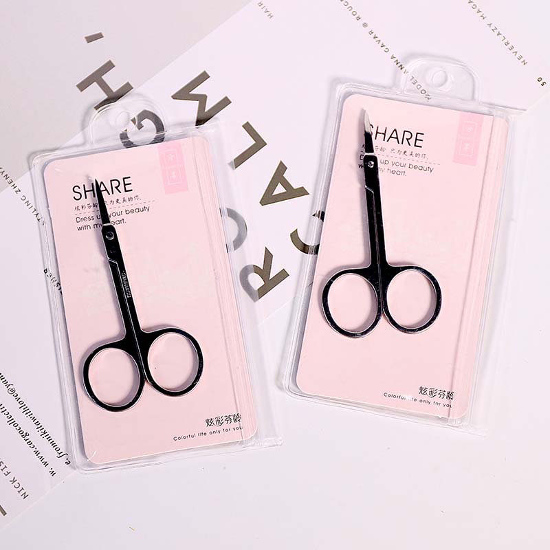 2023 Top Seller Stainless Steel Scissors Eyelash Eyebrow Trimming Makeup Mini Embroidery Scissors