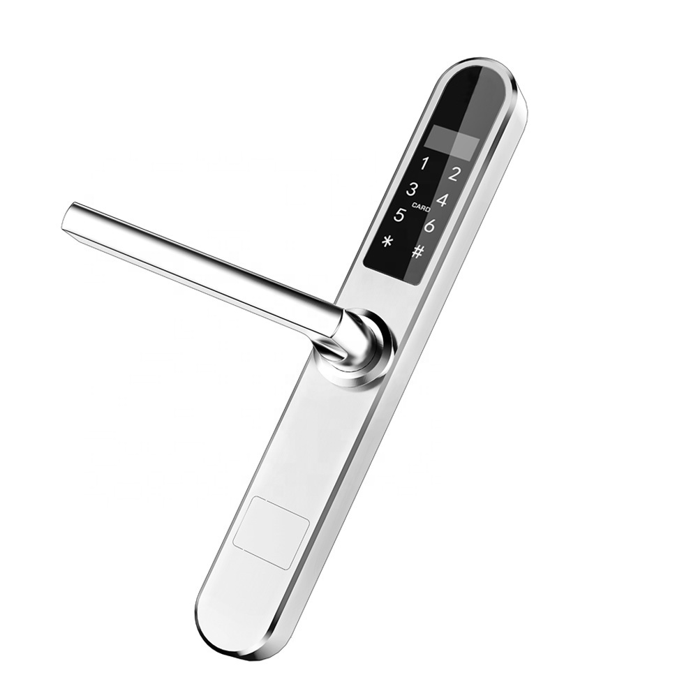 38 мм тонкая панель Smart PIN код и карта комбинированный электронный алюминиевый дверной замок