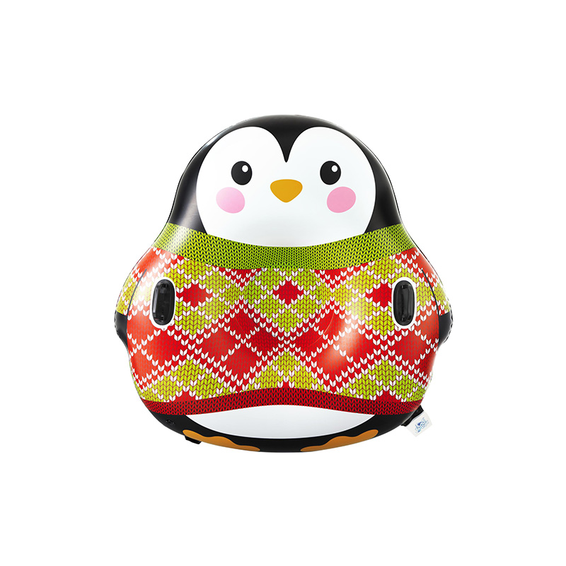 39062 Cute Design Freeze Resistant Material Peyton Penguin Snow Tube Inflatable