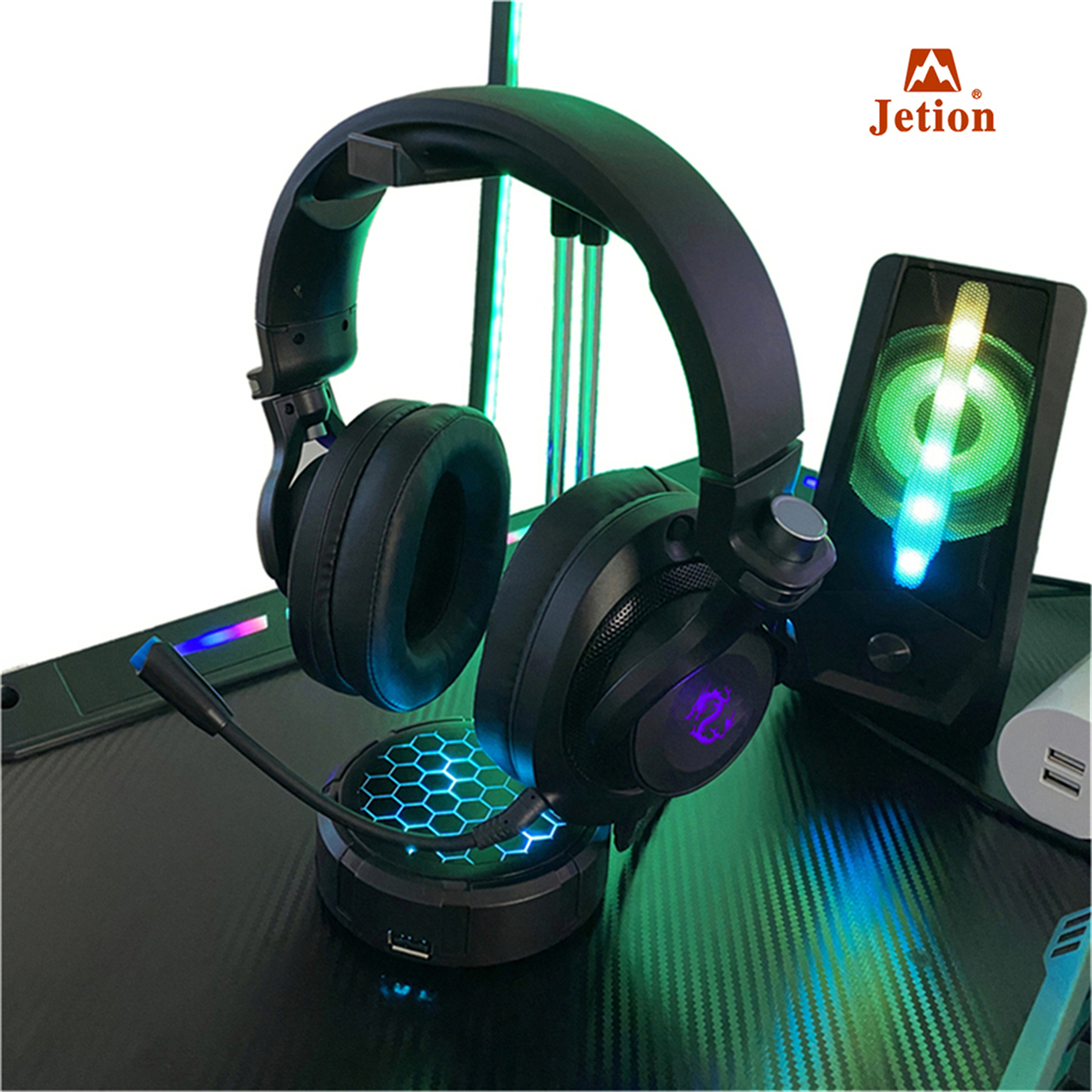 Высококачественный светящийся офисный ПК стол со светодиодной подсветкой Rgb компьютерный игровой стол для домашних игр 2021