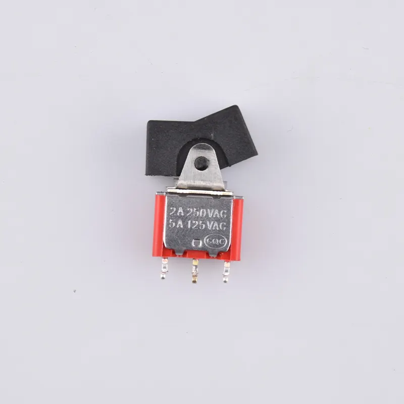 Factory Direct Sell 3 PIN ON OFF ON Horizontal Right Angle PC Terminal Rocker Switch