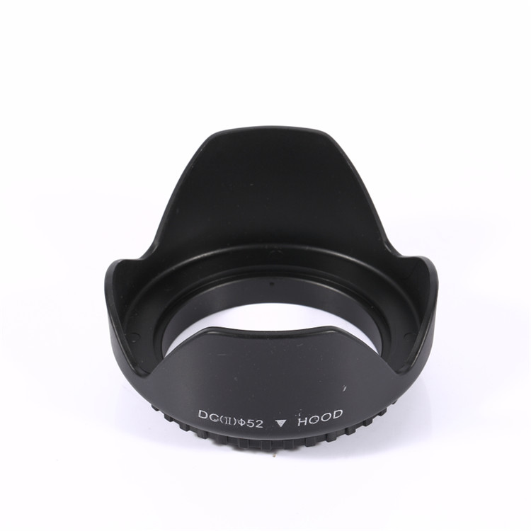 MASSA Hot Sale 82mm Screw Mount Plastic Petal Camera Lens Hood