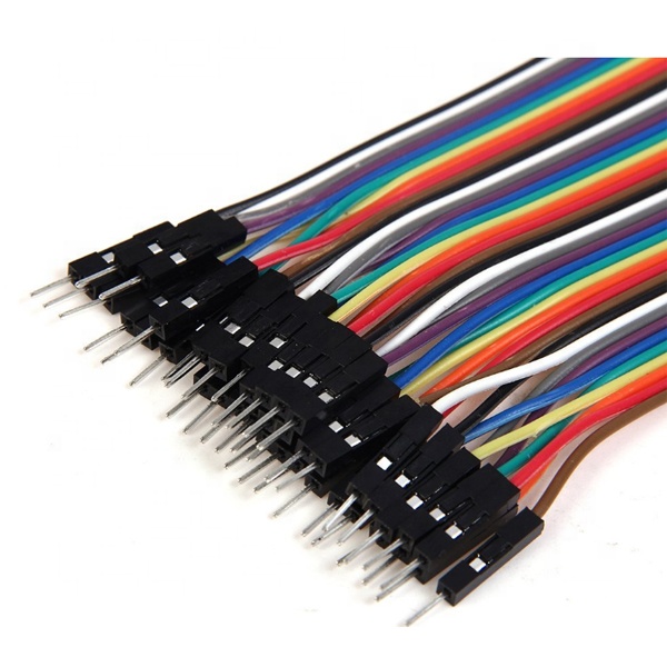 Перемычка провод 40PIN 20 см штекер-штекер 40P DuPont провод/цветной кабель/макетная линия завод