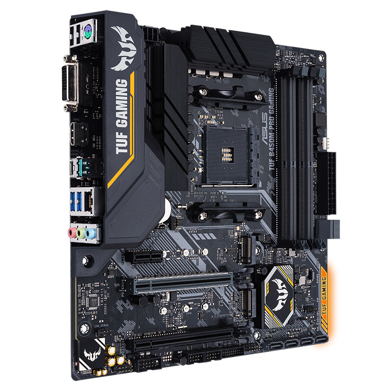 Для ASUS TUF B450M-PRO игровая AMD Socket B450 AM4 MicroATX M.2 настольная материнская плата B