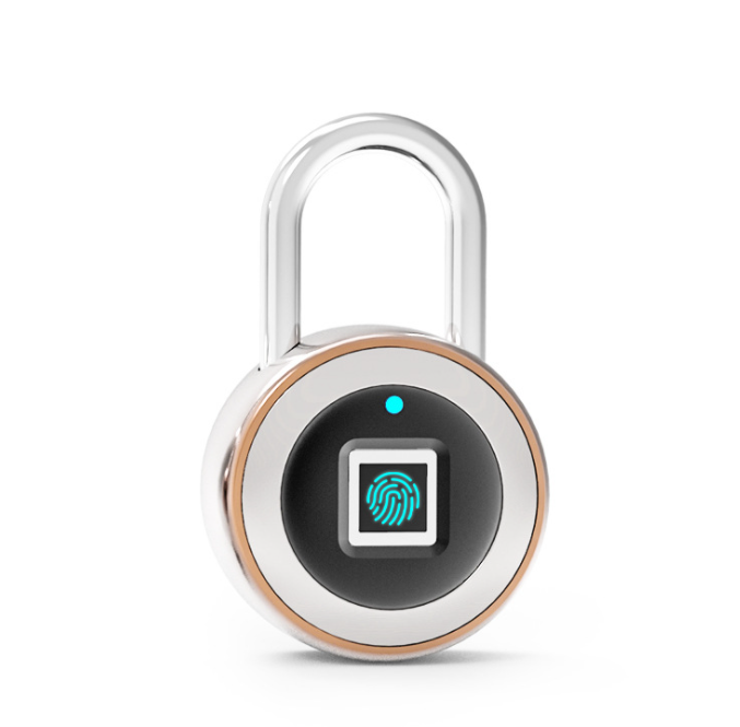 Factory direct wholesale Fingerprint lock bag Padlock Smart IP65 Waterproof finger print biometric padlock