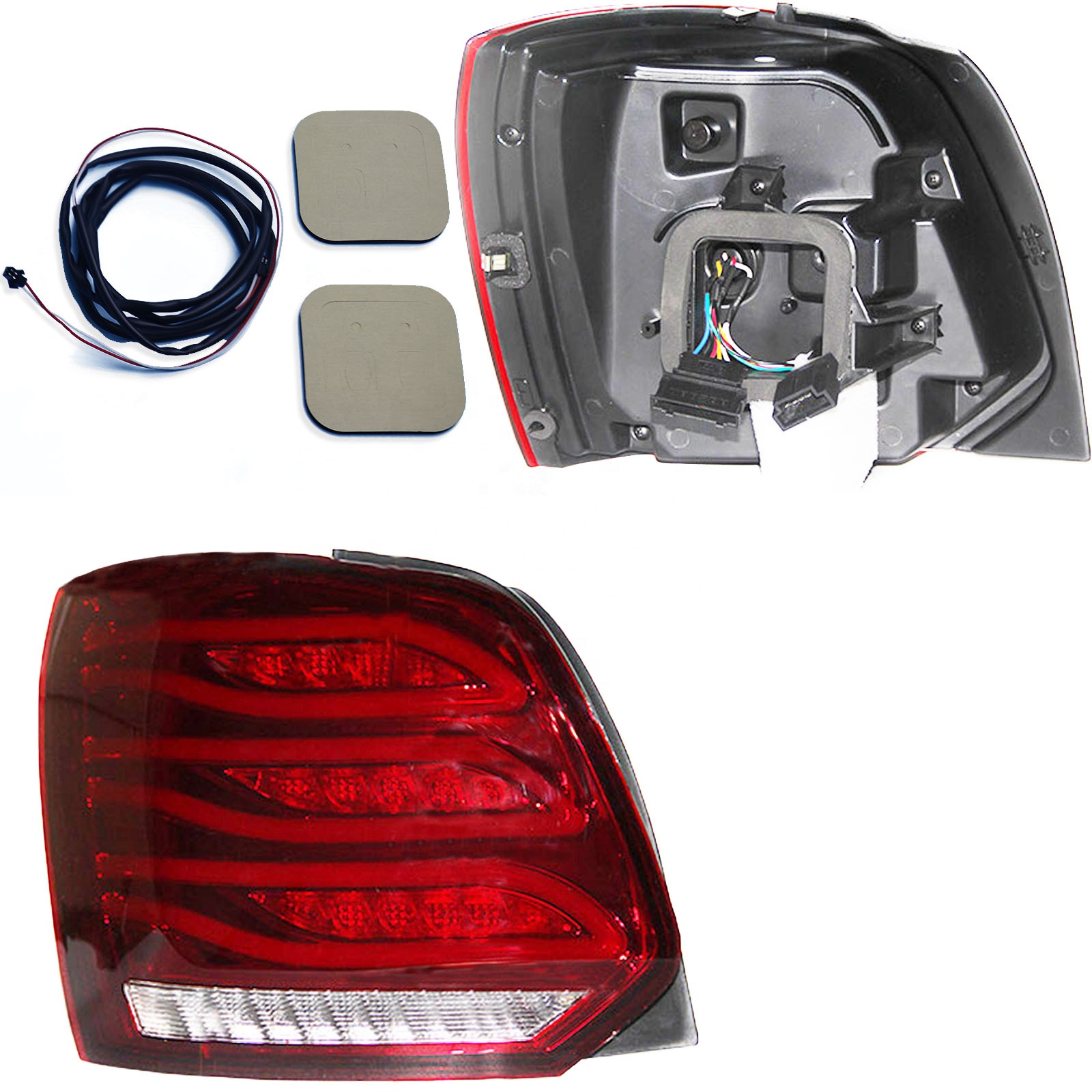 Car tail lamp for VW polo taillights 2011-2017 for polo LED Tail Lamp Turn Signal Brake Reverse LED light
