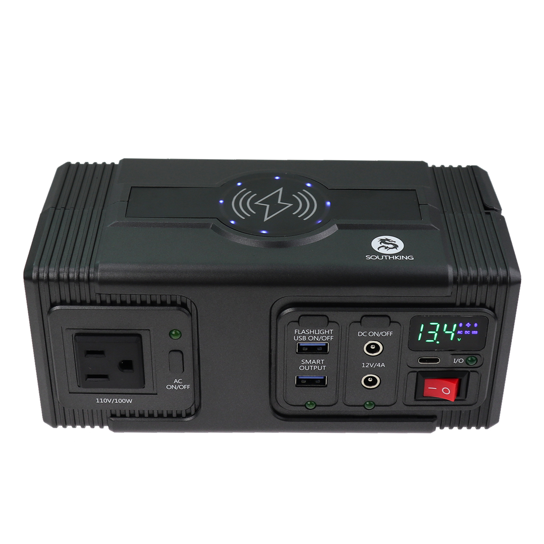 Portable Power Station 140Wh Backup Battery Supply For Outdoor Camping Adventure