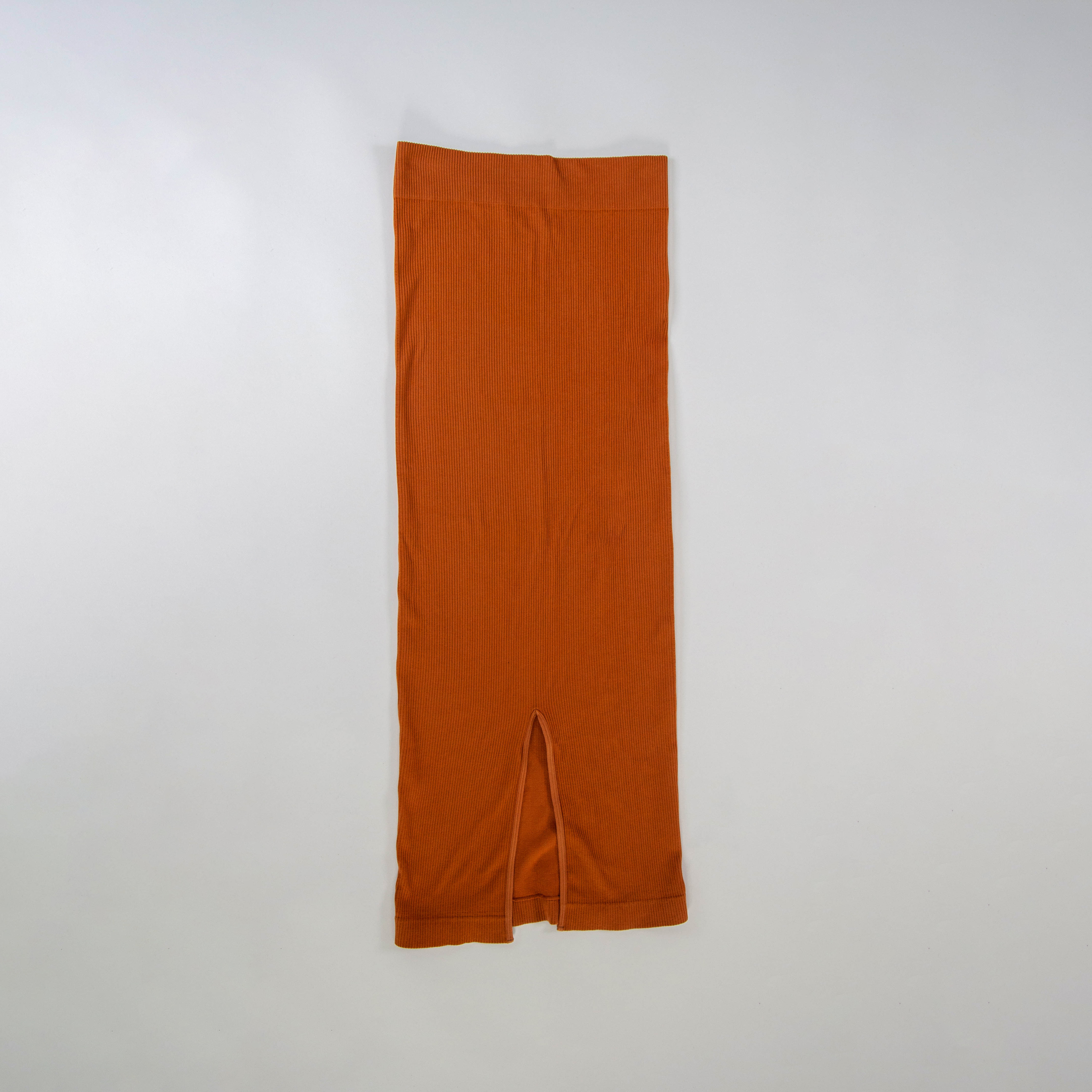 Wholesale Women Recycled Nylon Spandex Knitting Skirt Knitted Seamless Dress Skirt