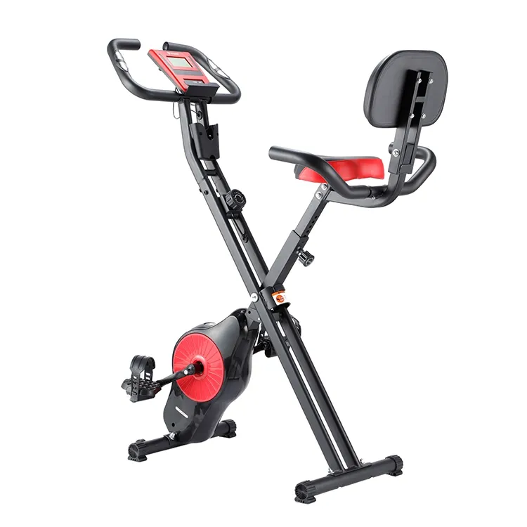 Folding Magnetic Fitness Exercise Bike Indoor Stationary Adjustable Magnetic Spin Bike For Sale