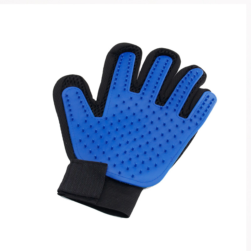 Cat cleaning and hair removal glove pet grooming and massage glove