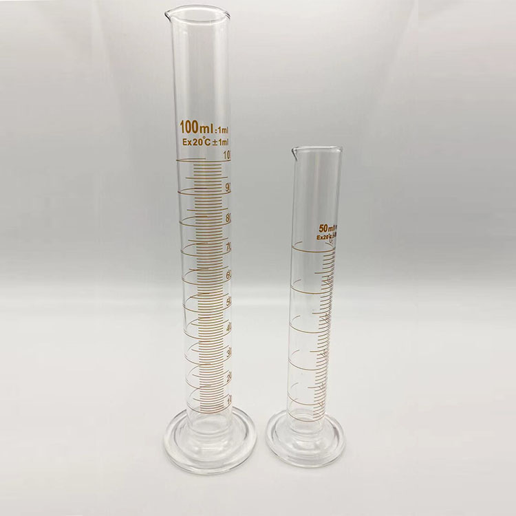 borosilicate 3.3 laboratory graduated glass measuring cylinder for lab use