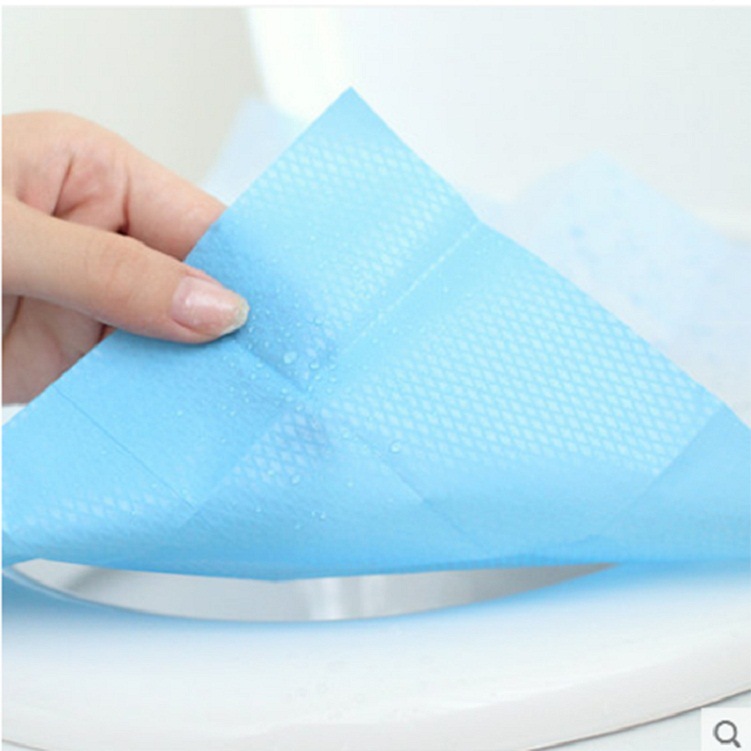 Wholesales travel pack water proof original wood pulp disposable toilet seat mat