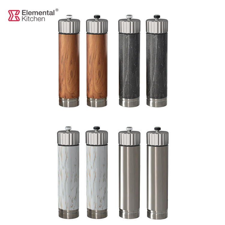 Popular mini white pepper mill pepper grinder Amazon hot selling on demand spice grinders jars