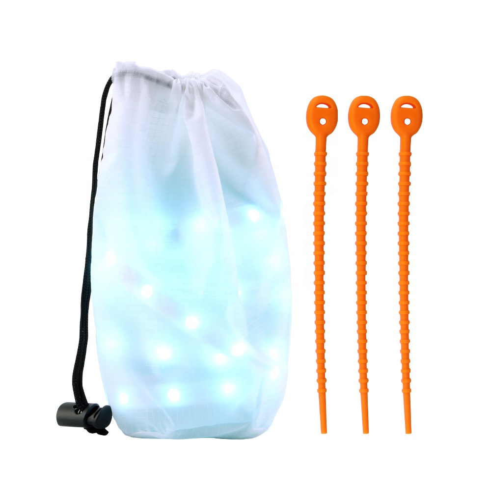 outdoor IP65 DC5V portable easy use high quality warm color tent Camping light USB