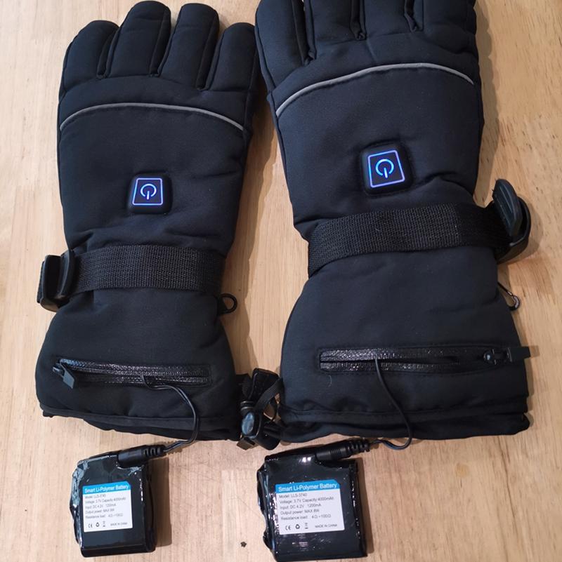 Heated gloves motocycle in ski for on sale