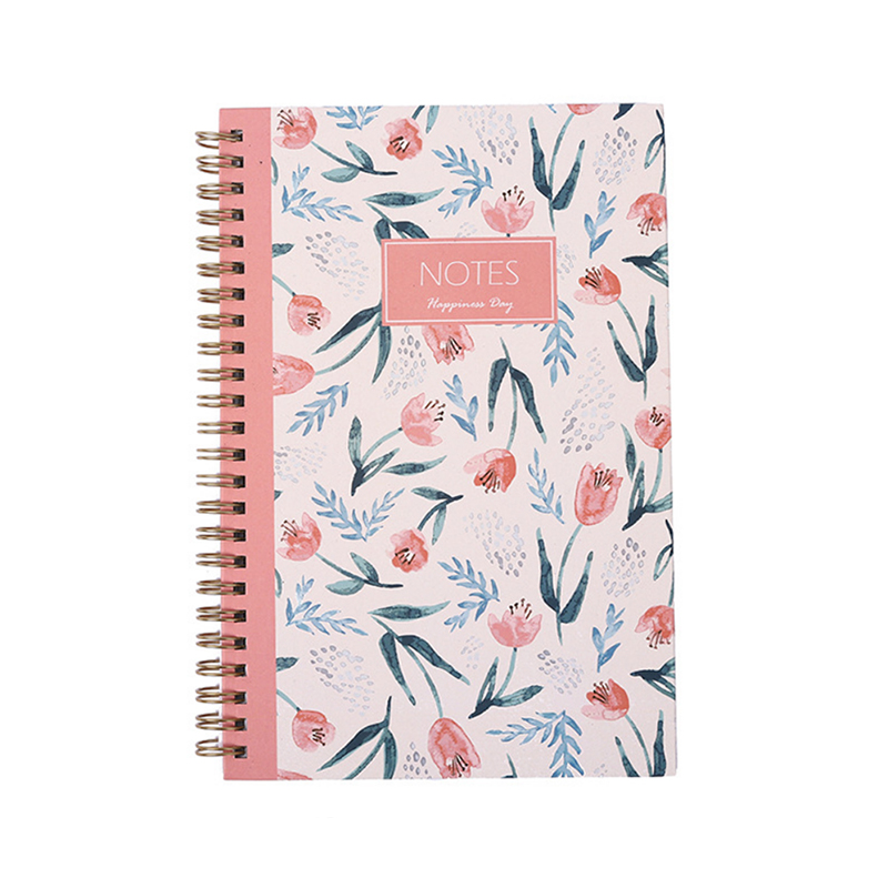 Fast shipping Cheap Wholesale Customized Journal School Supplies Cute Stationery Flower Printed Paper custom diary Notebooks