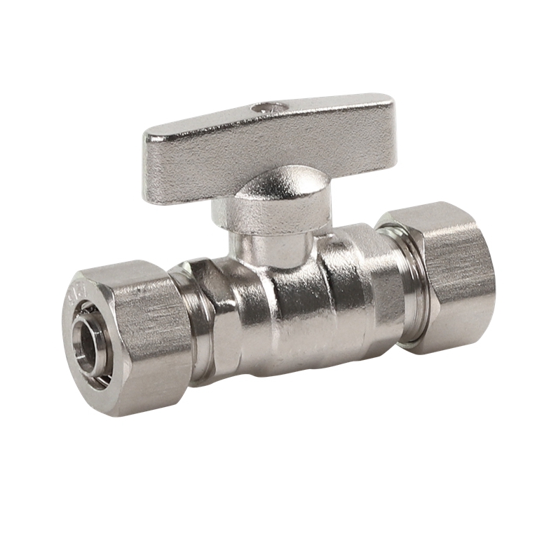 high quality compression type brass ball valves for water